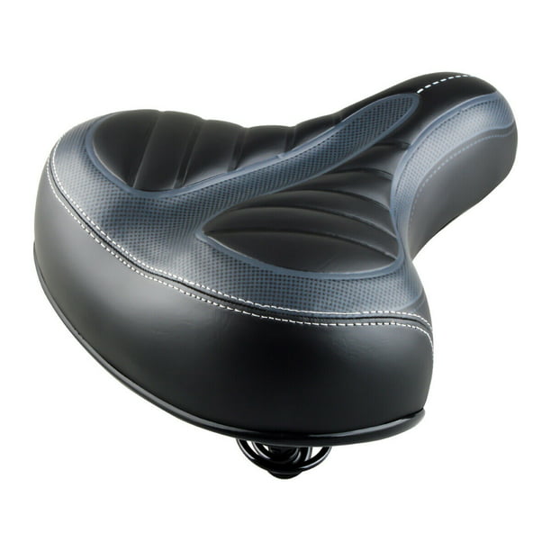 Wide Big Bum Bike Bicycle Gel Cushion Extra Comfort Sporty Soft Pad Saddle Seat